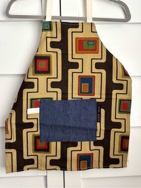 Vintage Retro Fabric Kids Cotton Apron